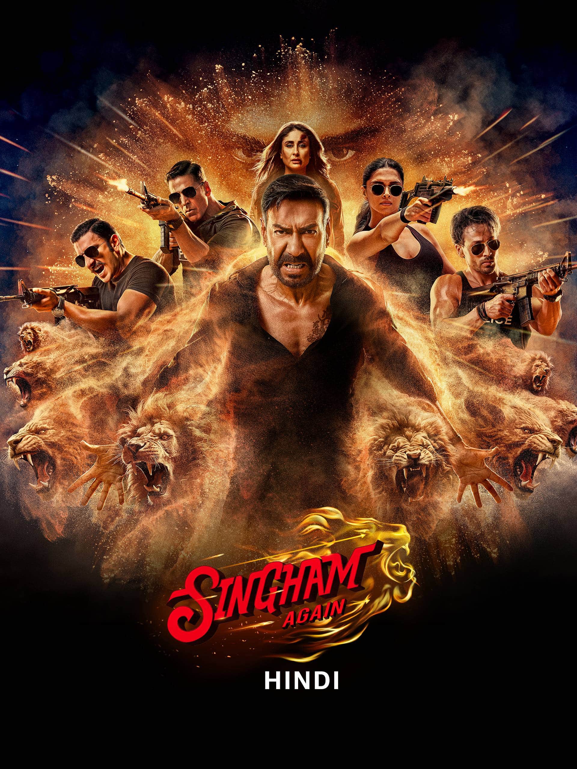 Free Singham Again (2024) Bollywood Hindi Movie HD ESub