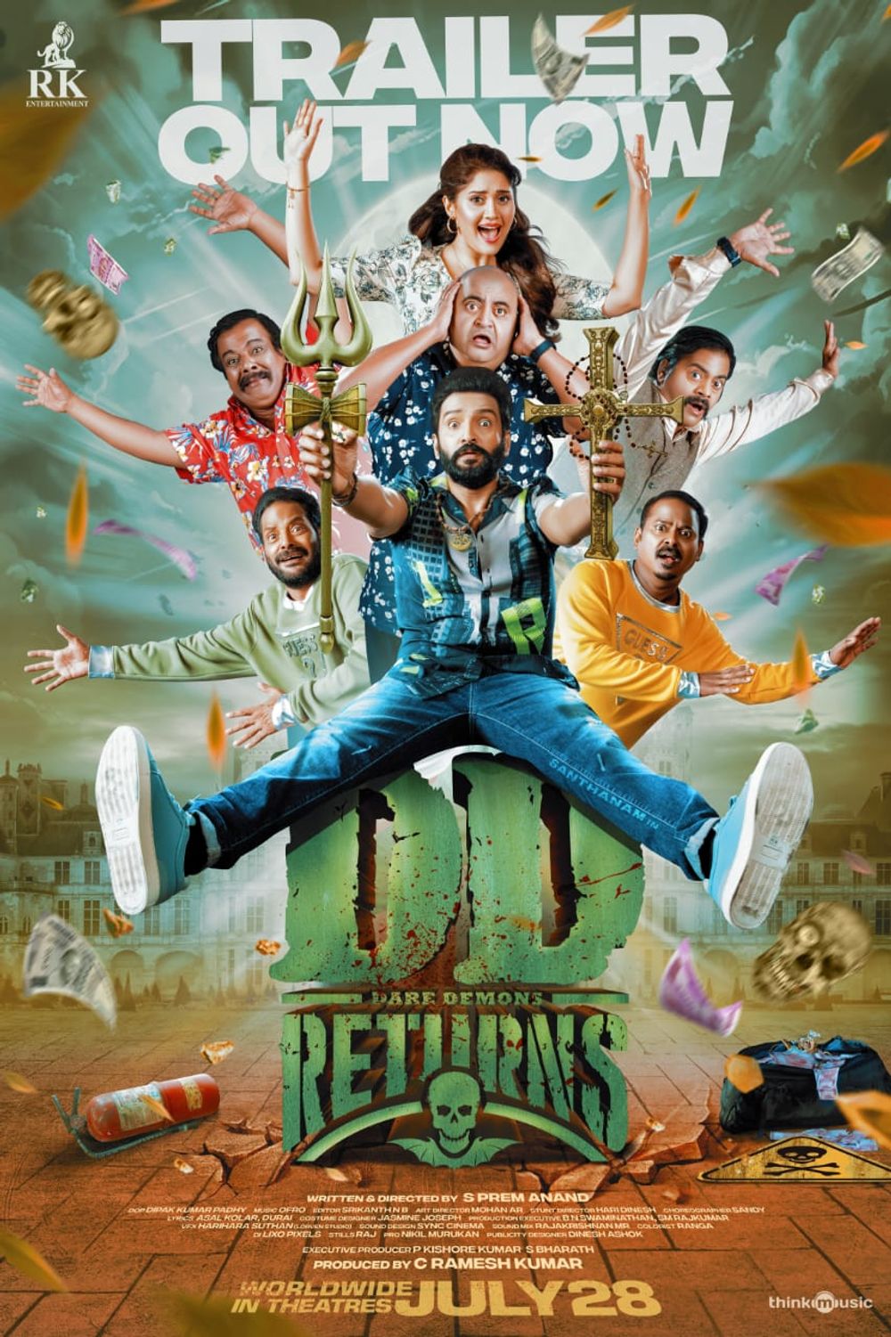 Free DD Returns (2023) {Hindi + Tamil} Dual Audio Full Movie HD ESub