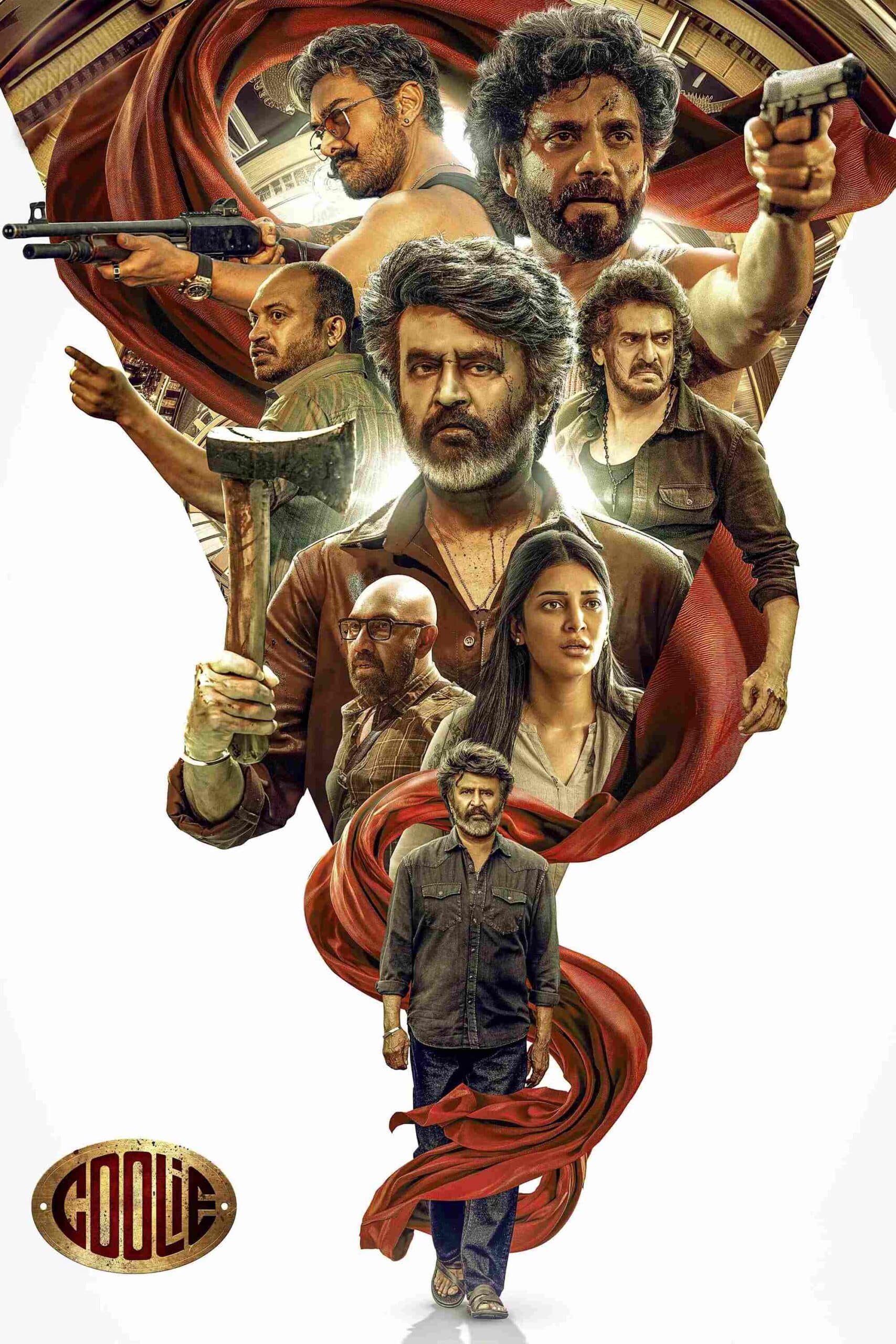 Free Coolie (2025) (Hindi (Clear) + Tamil) Dual Audio UnCut South Movie HD ESub